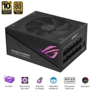 Nguồn Asus ROG STRIX 1000G-AURA Gaming Edition (Pci 5.0 - Full modular) - Ảnh 4
